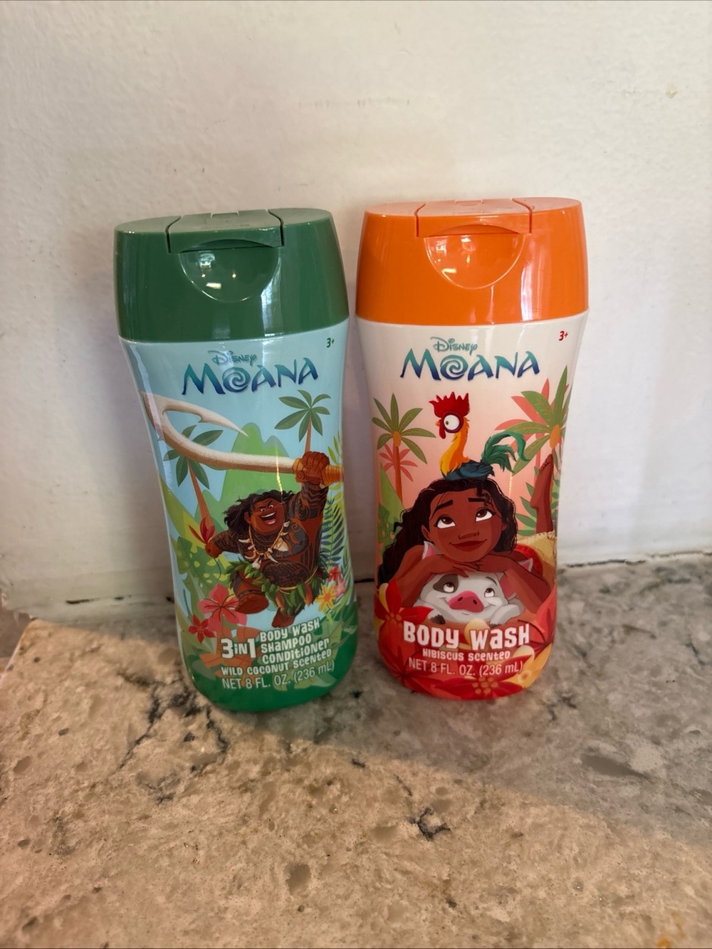 Disney Moana and Maui  3in 1 and Body Wash set